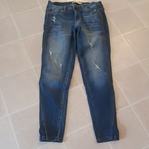 Kancan Slightly Distressed Jean